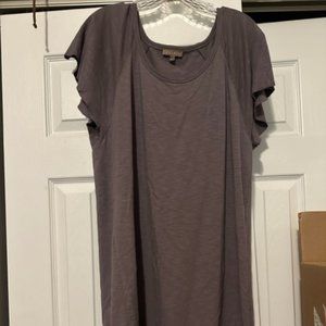 LillaP dress- dusty rose flutter sleeve Like new